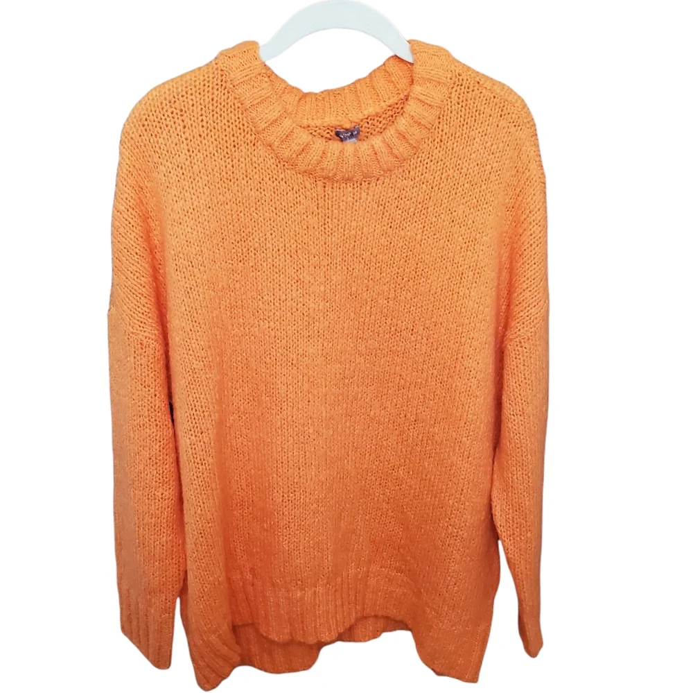 aerie Wool Alpaca Oversized Crewneck Sweater S
